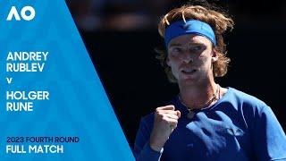 Andrey Rublev v Holger Rune Full Match | Australian Open 2023 Fourth Round