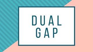 Dual Gap in Economics/ easiest video