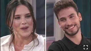 La reacción de Delfina Chaves y Albert Baró cuando Mirtha Legrand les preguntó si estaban de novios