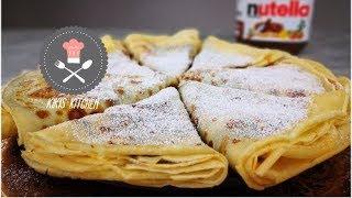 Crepes mit Nutella | Crepes Grundteig | mit oder ohne Crepes Maschine | Kikis Kitchen