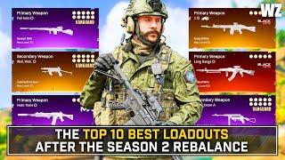 WARZONE: The TOP 10 BEST LOADOUTS After the SEASON 2 REBALANCING UPDATE... (Season 2 Best Classes)