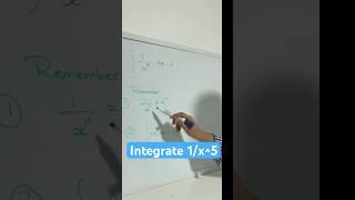 Integral when x has a power in the denominator #math #integral #calculus