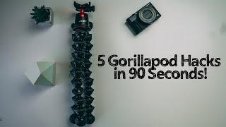 5 Gorillapod Hacks in 90 Seconds!