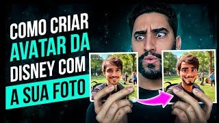 COMO CRIAR AVATAR DA DISNEY COM A SUA PRÓPRIA FOTO + ANIMAÇÃO DA IMAGEM | INTELIGÊNCIA ARTIFICIAL