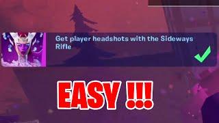 Get player headshots with the Sideways Rifle Fortnite