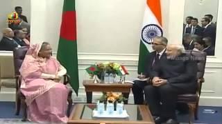 Modi meets Bangladesh PM Sheikh Hasina after addressing UN General Assembly