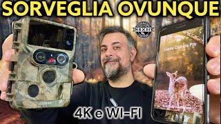 The best camera trap. 4K, WiFi. Video surveillance Izeeker ig600. spy