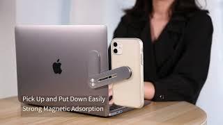 Adjustable Laptop Side Mount Clip - Phone Monitor Holder