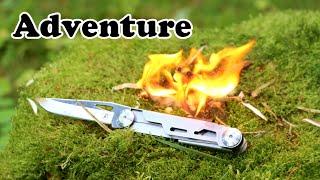 Adventure - Ultraleichtes EDC  / Multitool von Outdoor Essentials zum fairen Preis