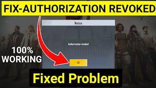 How To Fix Authorization revoked in pubg mobile lite || PUBG MOBILE LITE Problem fix || Solutions