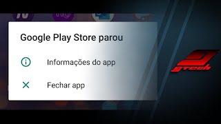 Play Store PAROU (Como resolver)