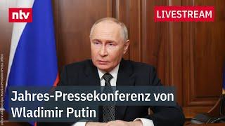 LIVE: Jahres-Pressekonferenz des russischen Präsidenten Wladimir Putin