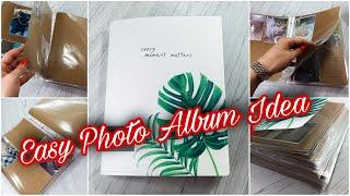 DIY Photo Album//Idea of Creating a Photo Album from simple things//Making a Photo Album at Home