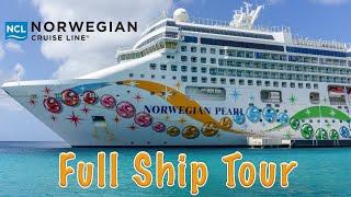 Norwegian Pearl Full Cruise Ship Tour - Walkthrough of all Public Areas, Deck by Deck