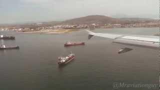 Gibraltar Airport | Exciting Onboard Approach and Landing (GIB/LXGB) - BA A320