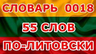 0018 Мини словарь 55 слов. Литовский язык.