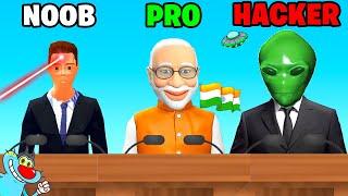 NOOB vs PRO vs HACKER | In Save The President | With Oggy And Jack | Rock Indian Gamer |