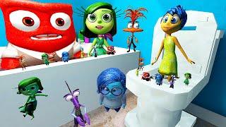  TOILET INSIDE OUT 2 FAMILY SPARTAN KICKING in Garry's Mod !