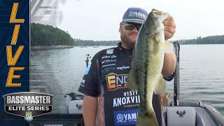 Robert Gee on the right sized Spotted Bass on Smith Lake