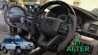 The FIRST Toyota Prado 120 PLUG & PLAY Steering Wheel Upgrade (ADDS STEERING WHEEL CONTROLS)