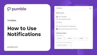 How to use notifications in Pumble
