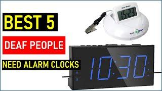 Top 5 BEST DEAF PEOPLE NEED ALARM CLOCKS.