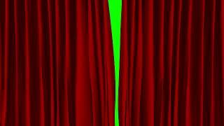 Green Screen Curtains closing no copyright