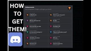 HOW TO GET ALL ACHIEVEMENTS IN DISCORDS PARTY MODE!