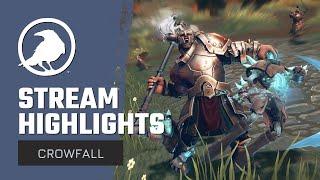 Crowfall Launch Stream Highlights | Taking over Crowfall Twitch Channel | New MMORPG 2021