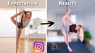 I Tried This Intermediate Pole Dance Trick From Instagram For The First Time ... and FAILED