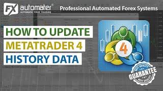 How to update MetaTrader 4 terminal history data