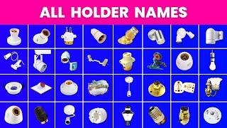 Electrical Holder Names & Pictures | Types of Lamp Holder | Bulb Holder Name | Electrical Materials