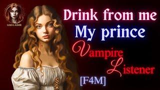 By all means, Drink! [vampire listener][attention][feeding][soft spoken][F4M]