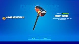 How to unlock FREE Secret Sledge Pickaxe in Fortnite (Covert Ops Quests Reward)