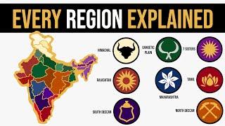 Every Region Of India Explained In 10 Minutes