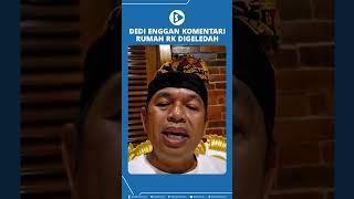 Dedi Mulyadi Enggan Berkomentar Banyak Terkait Rumah Ridwan Kamil Digeledah KPK