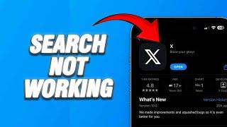 How To X Twitter App Search Not Working | Working