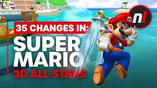 35 Changes in Super Mario 3D All-Stars from the Originals (64, Sunshine, Galaxy)