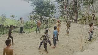 Children's volleyball in Nepali Villages  || Ornigal Villges in Nepali || Rural Life In Nepal ||