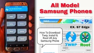 How To Install Twrp Recovery & Root Samsung Phones.  Install Twrp On Samsung S7 Edge & Root