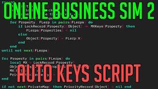 ONLINE BUSINESS SIMULATOR 2 | HACK/SCRIPT | AUTO KEYS