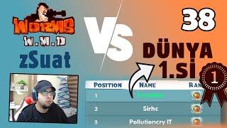 zSuat vs Dünya 1.si (1vs1 Dereceli) - Worms W.M.D | #38