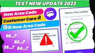 TextNow area code problem | TextNow error something went wrong | TextNow number not showing |Textnow