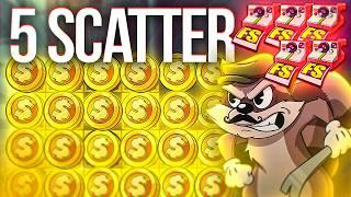 SUPER RARE 5 SCATTER LE BANDIT BONUS!? [INSANE LUCK]