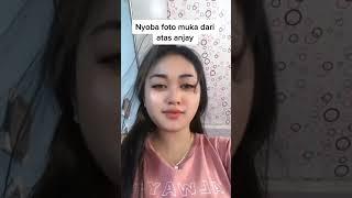 video tiktok yang lagi viral, nyobain photo muka dari atas Anjay Pisan #shorts