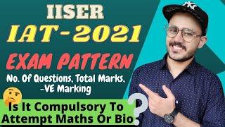 IISER | IAT-2021| Exam Pattern | -ve Marking