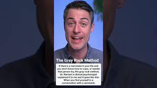 Talking with a Narcissist? Try the Grey Rock Method. #shorts