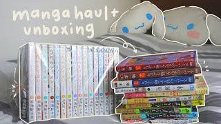 ₊˚⊹ manga haul & unboxing // so many NEW series!!