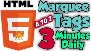 marquee tags in html | How to scroll text in html | Text alternate all directions