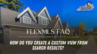 How to create custom view from search results